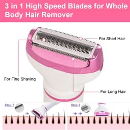image-4 In 1 Electric Lady Shaver Body Hair Removal Epilator Painless