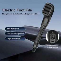 image-Professional Electric Foot Dead Skin Remover Long Handle Foot File