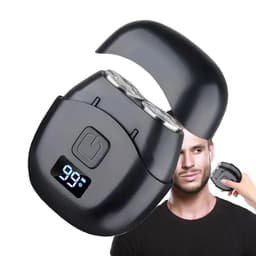 image-Mini Electric Shaver Double Head Men's Razor Beard Trimmer Shaver Men