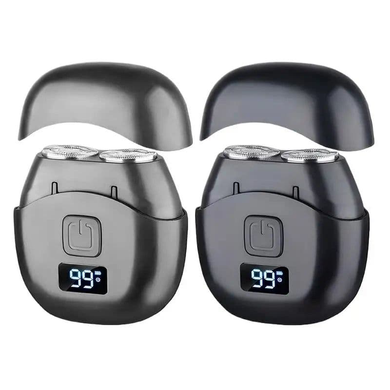 image-Mini Electric Shaver Double Head Men's Razor Beard Trimmer Shaver Men