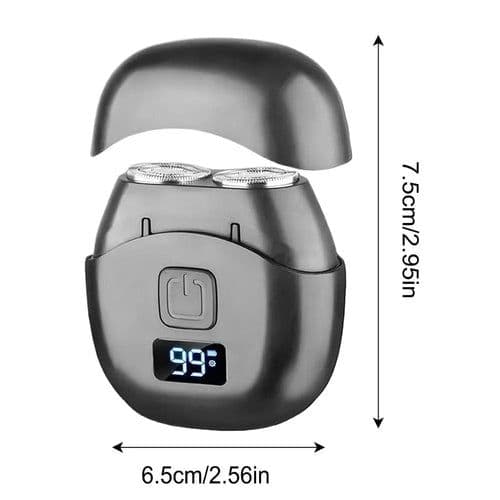 image-Mini Electric Shaver Double Head Men's Razor Beard Trimmer Shaver Men