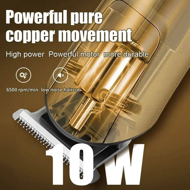 image-Household Men's Waterproof Electric Hair Clipper Multifunctional