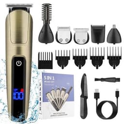 image-Household Men's Waterproof Electric Hair Clipper Multifunctional