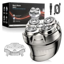 image-New Portable Electric Shaver with 5 Floating Heads Beard Shaving