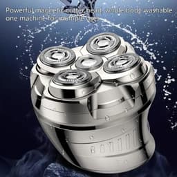 image-New Portable Electric Shaver with 5 Floating Heads Beard Shaving