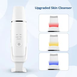 image-Ultrasonic Skin Scrubber EMS Vibration Ion Acne Pore Blackhead Remover