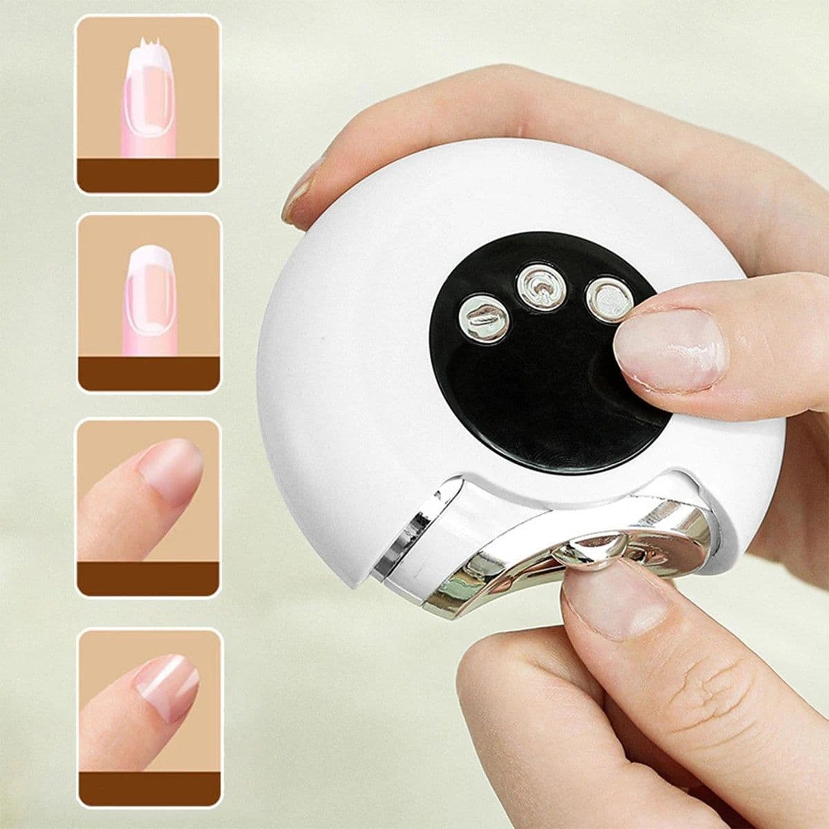 image-Electric Nail Trimmer for Adults - Automatic Toenail Clippers Teenager
