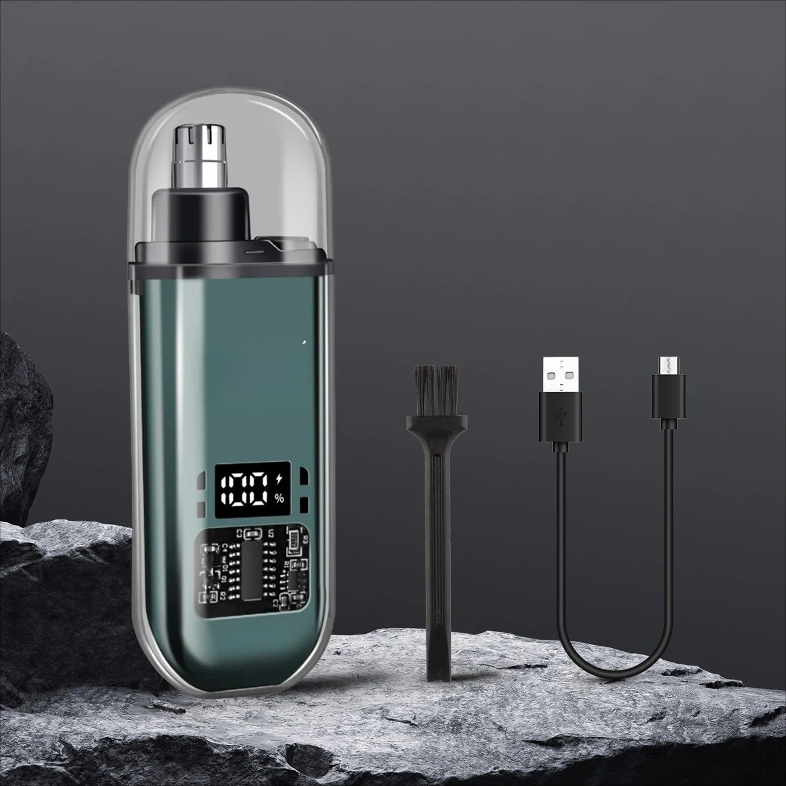 image-Portable Electric Nose Ear Trimmer HIENA Cordless razor Mini Pocket