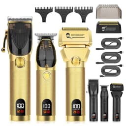 image-Rechargeable Professional Barber Shop Salon Hair Cutting Machine