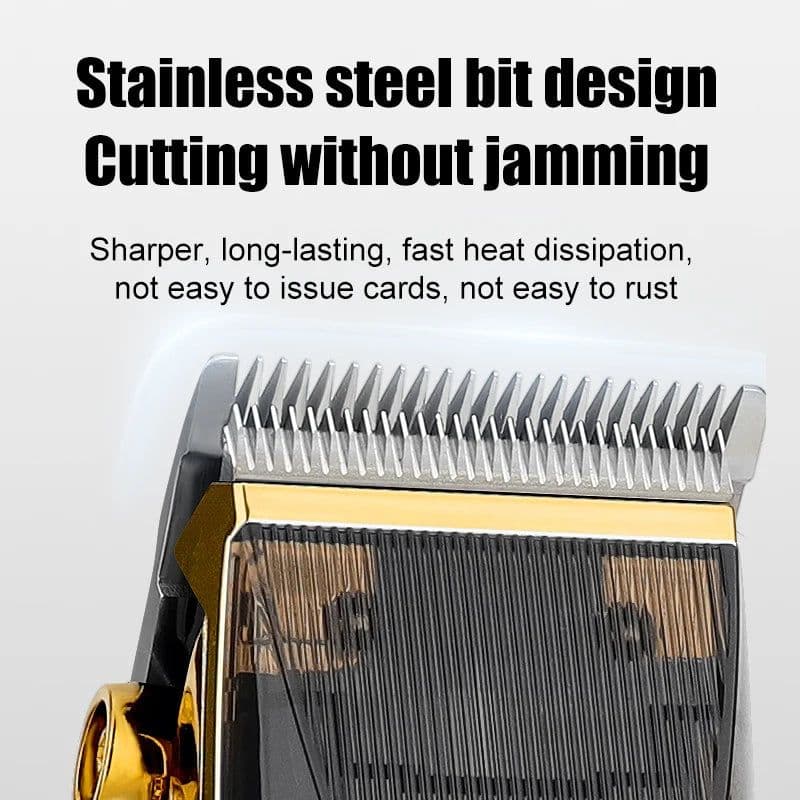 image-Rechargeable Professional Barber Shop Salon Hair Cutting Machine