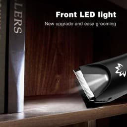image-Full Body Hair Trimmer With Base Ceramic Steel Cutter Head Body Shaver