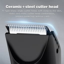 image-Full Body Hair Trimmer With Base Ceramic Steel Cutter Head Body Shaver