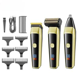 image-Electric 3 in 1 Hair Clipper Barber Shaver Men Rechargeable Dual Knife