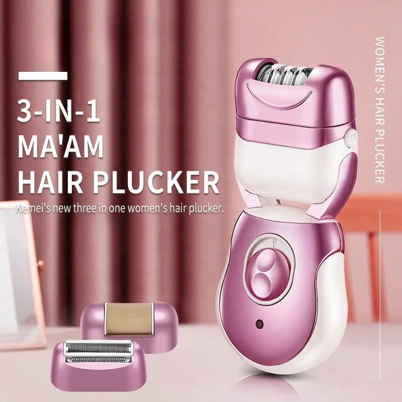 image-3 in 1 Multifunction Epilator Man Women Electric Lady Body Leg Armpit
