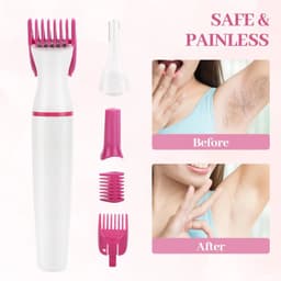 image-Electric 5 In 1 Hair Removal Shaving Machine Women Mini Trimmer Razor