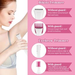 image-Electric 5 In 1 Hair Removal Shaving Machine Women Mini Trimmer Razor