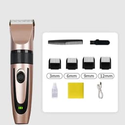 image-Hair Clippers for Men Portable Cordless Men Shaver with 3-9mm Guard