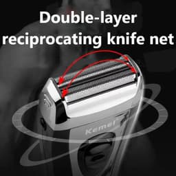 image-Powerful Rechargeable Shaver for Men Foil Electric Shaver Beard Head