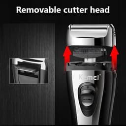 image-Powerful Rechargeable Shaver for Men Foil Electric Shaver Beard Head