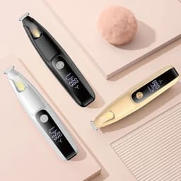 image-Convenient LED Dog Paw Trimmer LCD Display Fully Waterproof Cats Foot