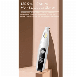 image-Convenient LED Dog Paw Trimmer LCD Display Fully Waterproof Cats Foot