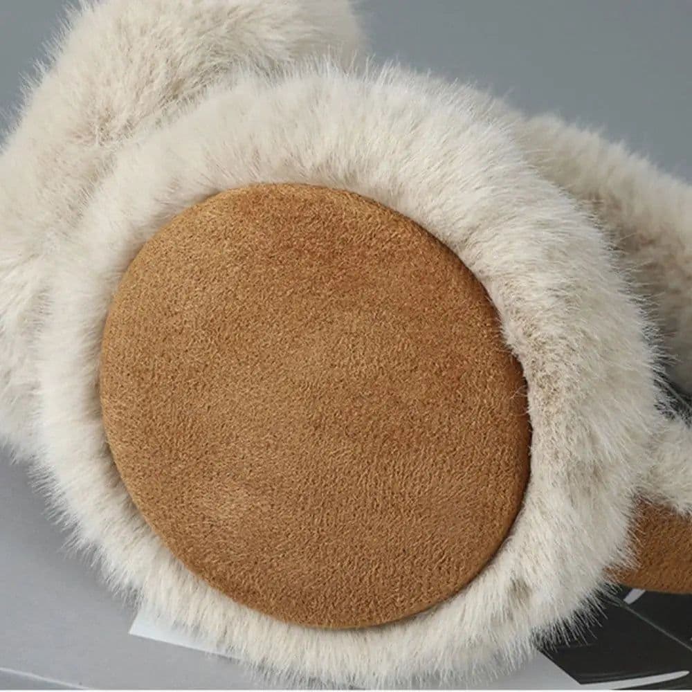 image-Plush Earmuffs Soft Ear Cap Thicken Foldable Ear Cover Folding Keep