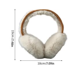 image-Plush Earmuffs Soft Ear Cap Thicken Foldable Ear Cover Folding Keep