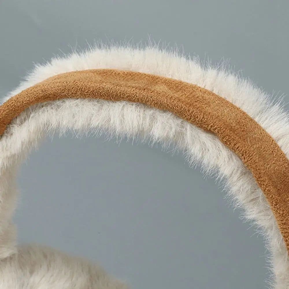 image-Plush Earmuffs Soft Ear Cap Thicken Foldable Ear Cover Folding Keep