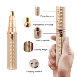 image-Hair Removal Device 3-in-1 Rechargeable Women's Shaver Painless