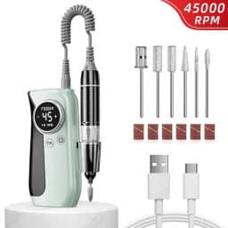 image-45000RPM Nail Drill Electric Nail Sander With HD LCD Display
