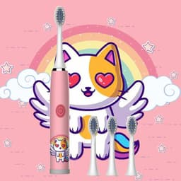 image-Kids Sonic Electric Toothbrush Colorful Cartoon For Kids Ultrasonic