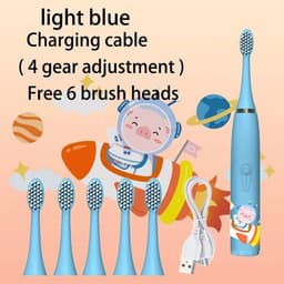 image-Kids Sonic Electric Toothbrush Colorful Cartoon For Kids Ultrasonic