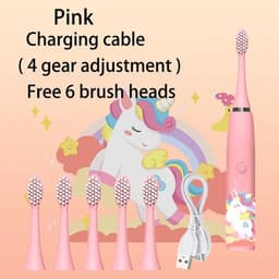 image-Kids Sonic Electric Toothbrush Colorful Cartoon For Kids Ultrasonic