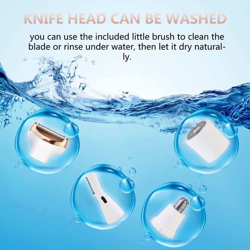 image-Body Epilator For Women Hair Remover Bikini Trimmer Face Hair Removal