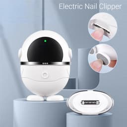 image-Electric Nail Clipper Safe Automatic Fingernail Clipper Portable Nail