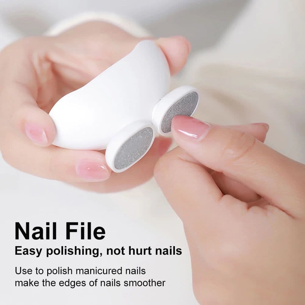 image-Electric Nail Clipper Safe Automatic Fingernail Clipper Portable Nail