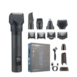 image-Men's 5-in-1 Multifunctional Grooming Set IPX6 Waterproof Hair Clipper