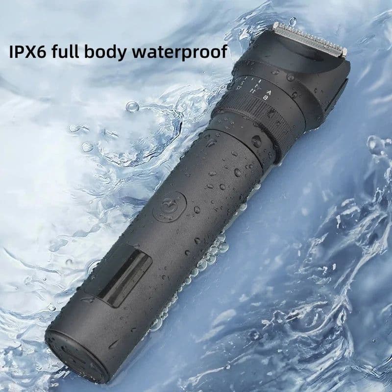 image-Men's 5-in-1 Multifunctional Grooming Set IPX6 Waterproof Hair Clipper