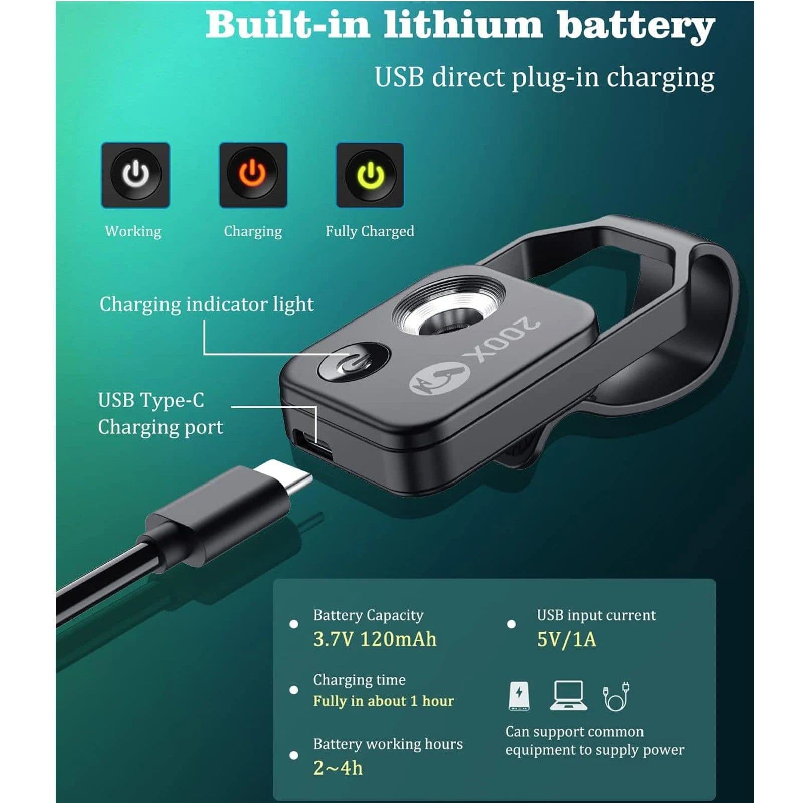 image-200X Phone Microscope with CPL Lens/LED Light/Universal Clip for