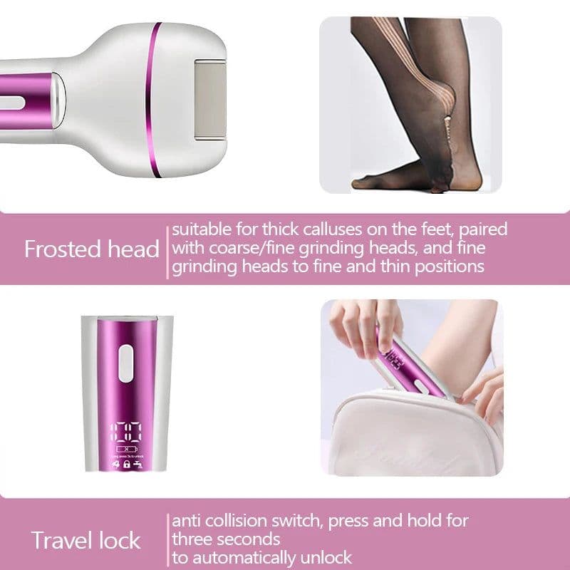 image-3 in 1 Rechargeable Women Epilator for Face Body Electric Shaver