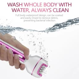 image-3 in 1 Rechargeable Women Epilator for Face Body Electric Shaver