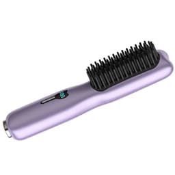 image-Cordless Hair Straightener Brush Hair Straightener Comb Mini Portable