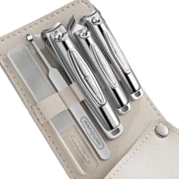 image-5pcs/pack Nail Clipper Kit Stainless Steel Nail Nippers Earpick Ear