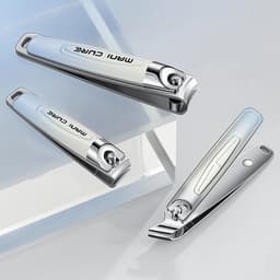 image-5pcs/pack Nail Clipper Kit Stainless Steel Nail Nippers Earpick Ear