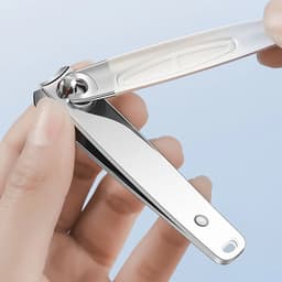 image-5pcs/pack Nail Clipper Kit Stainless Steel Nail Nippers Earpick Ear