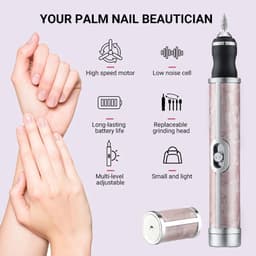 image-20000RPM Electric Nail Polisher Rechargeable Nail Polisher Nails