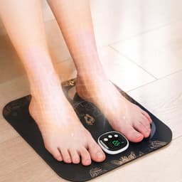 image-Portable EMS Silicond Foot Massager USB Charging Electric Massager Pad