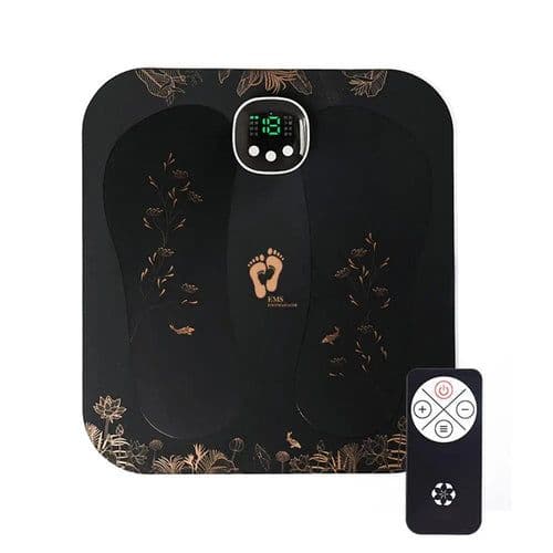 image-Portable EMS Silicond Foot Massager USB Charging Electric Massager Pad
