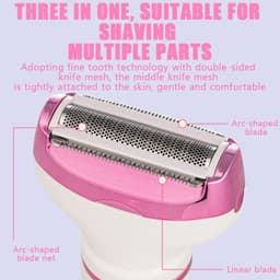 image-4 in1 Electric Lady Shaver Razors for Shaving Set Painless Hair Face