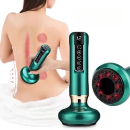 image-Electric Vacuum Cupping Massage Body Cups Anti-Cellulite Massager for
